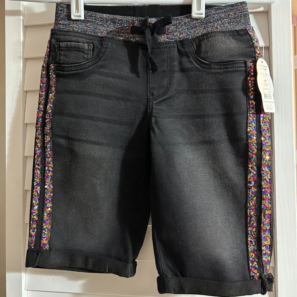 Denim bermuda shorts